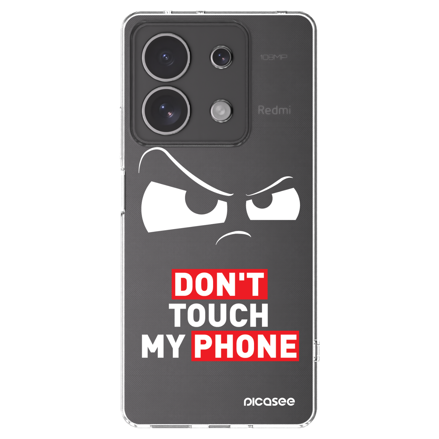 Picasee Xiaomi Redmi Note 13 4G Hülle - Transparentes Silikon - Cloudy Eye - Transparent