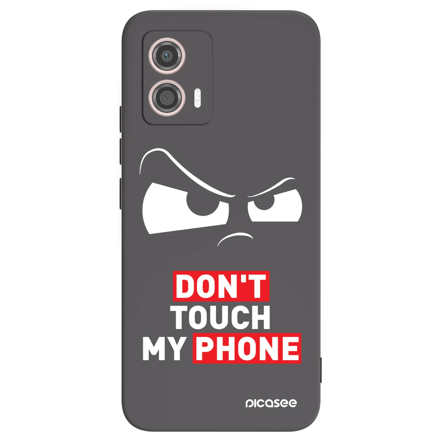 Picasee Motorola Moto G53 5G Hülle - Schwarzes Silikon - Cloudy Eye - Transparent