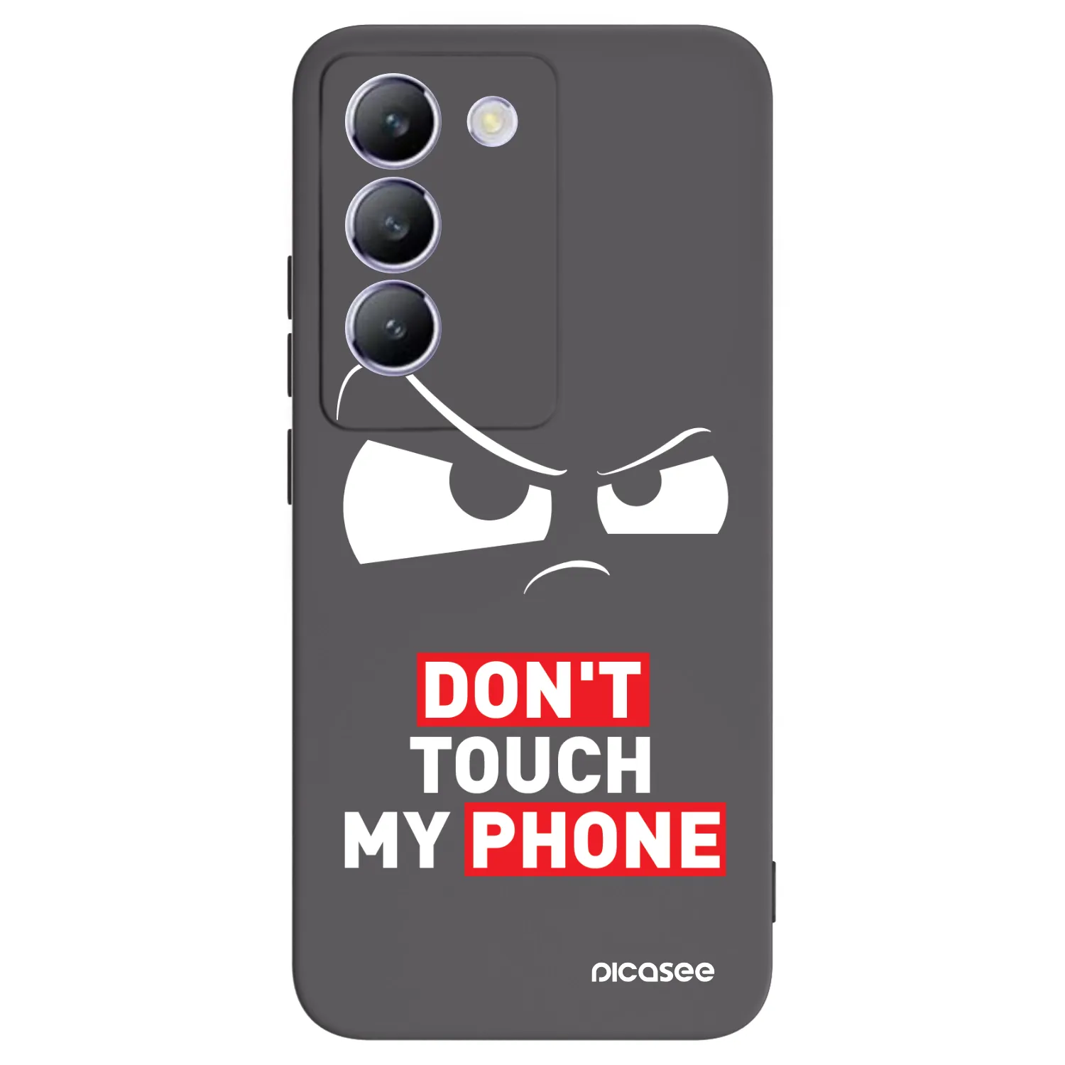 Picasee Vivo V40 SE 5G Hülle - Schwarzes Silikon - Cloudy Eye - Transparent