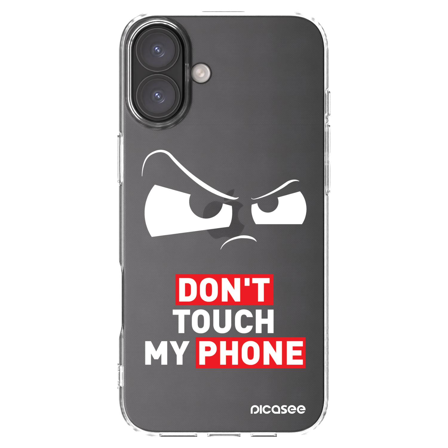 Picasee Apple iPhone 16 Plus Hülle - Transparentes Silikon - Cloudy Eye - Transparent