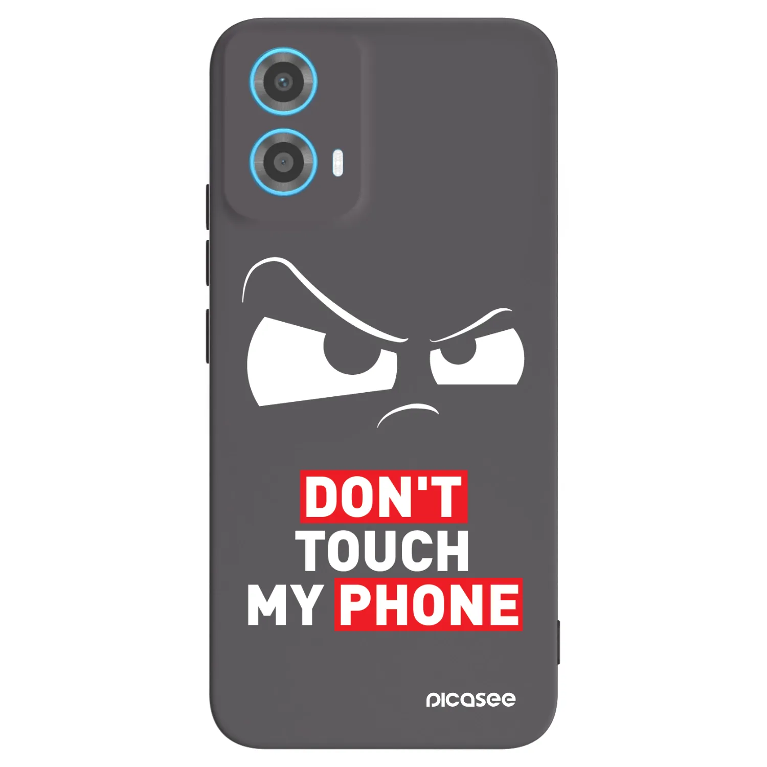 Picasee Motorola Moto G34 5G Hülle - Schwarzes Silikon - Cloudy Eye - Transparent