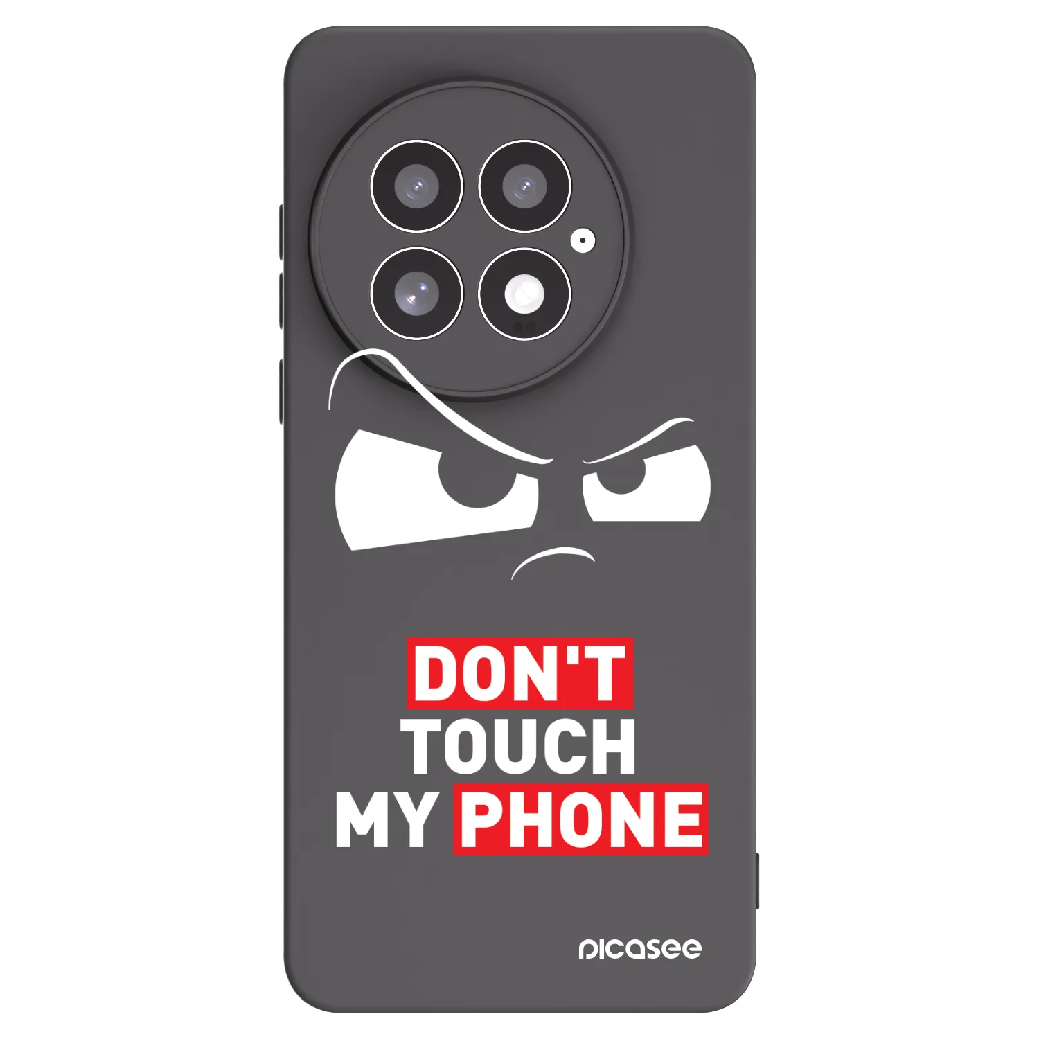 Picasee OnePlus 13 5G Hülle - Schwarzes Silikon - Cloudy Eye - Transparent