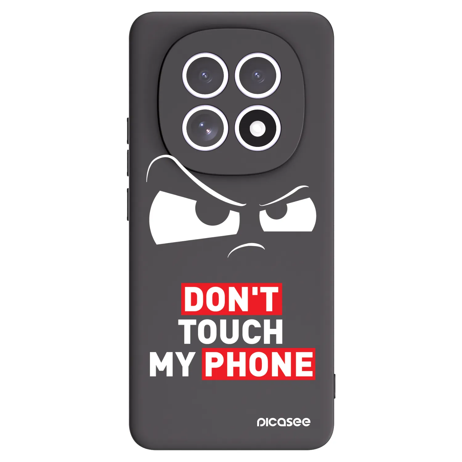 Picasee Xiaomi Redmi Note 15 Hülle - Schwarzes Silikon - Cloudy Eye - Transparent