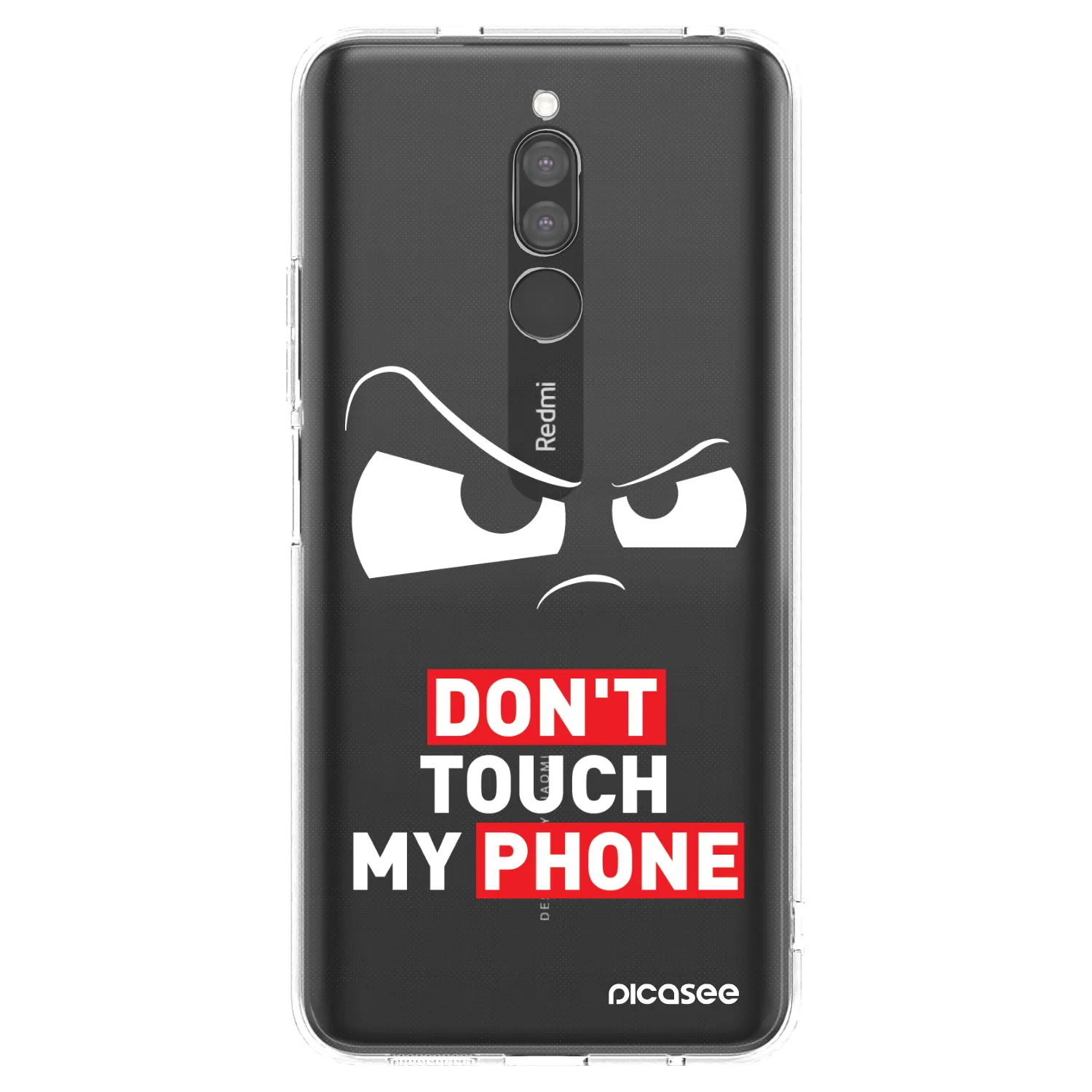 Picasee Xiaomi Redmi 8 Hülle - Transparentes Silikon - Cloudy Eye - Transparent