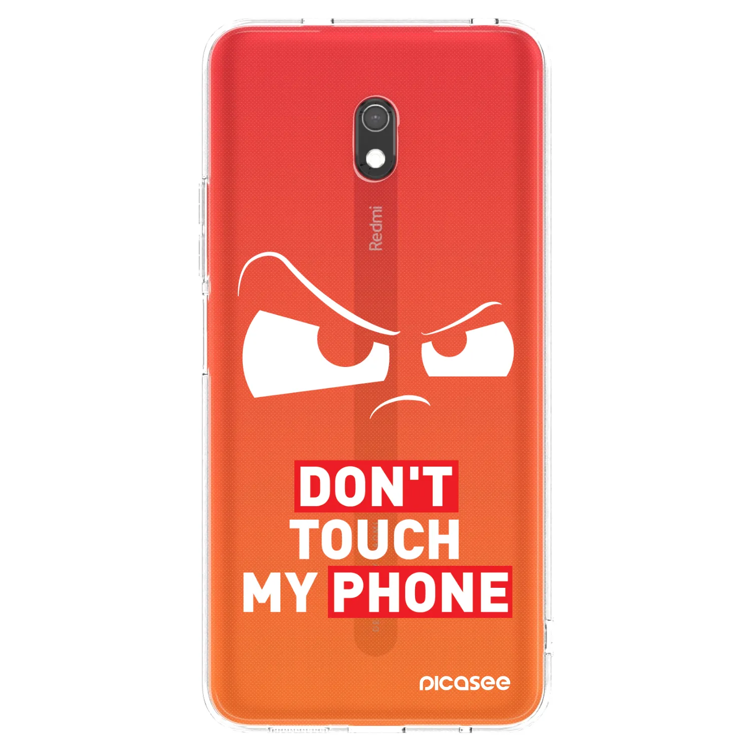Picasee Xiaomi Redmi 8A Hülle - Transparentes Silikon - Cloudy Eye - Transparent
