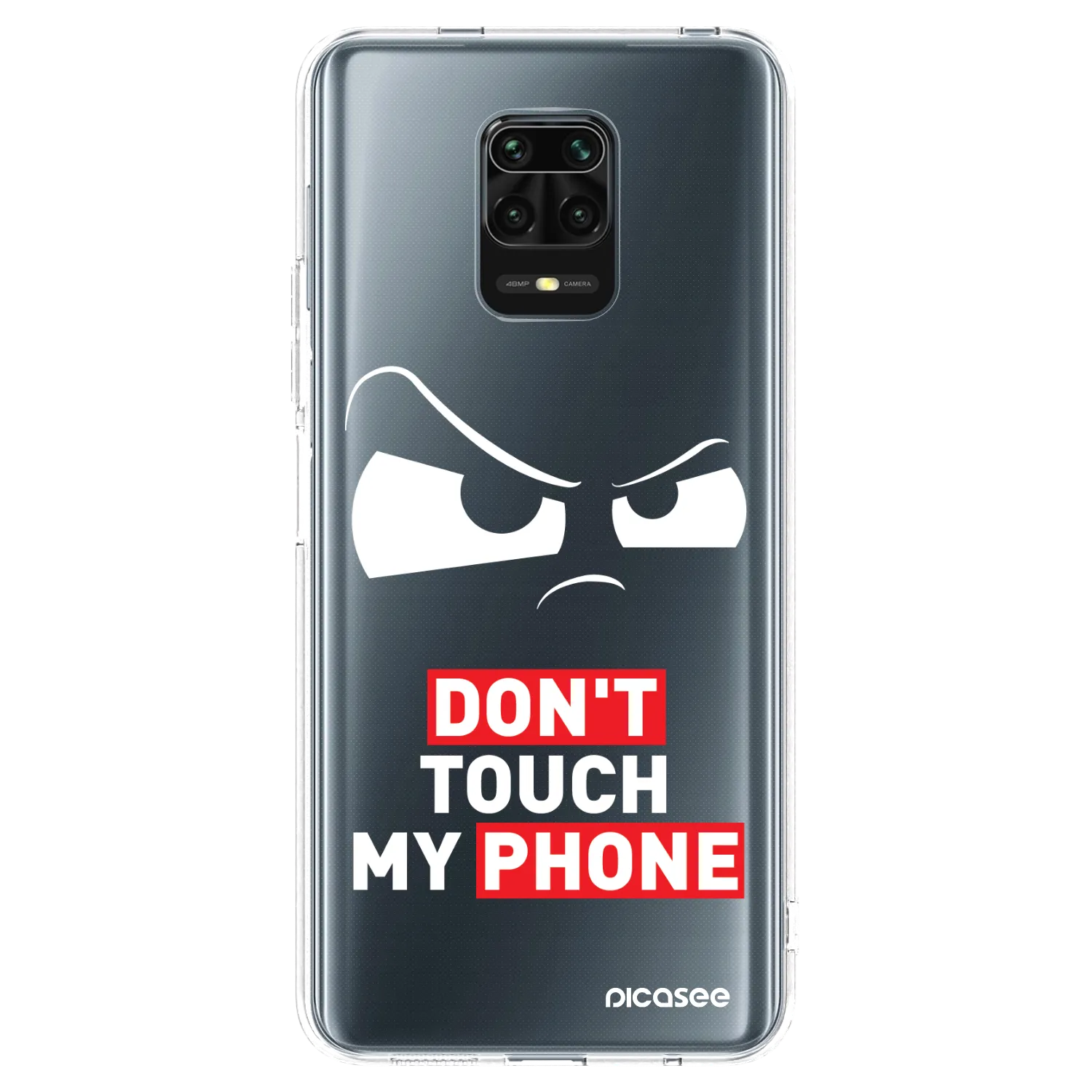 Picasee Xiaomi Redmi Note 9S Hülle - Transparentes Silikon - Cloudy Eye - Transparent
