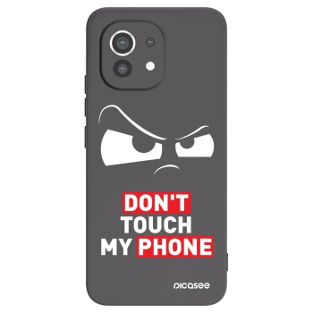 Picasee Xiaomi Mi 11 Hülle - Schwarzes Silikon - Cloudy Eye - Transparent