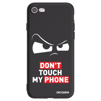 Picasee Apple iPhone SE 2022 Hülle - Schwarzes Silikon - Cloudy Eye - Transparent