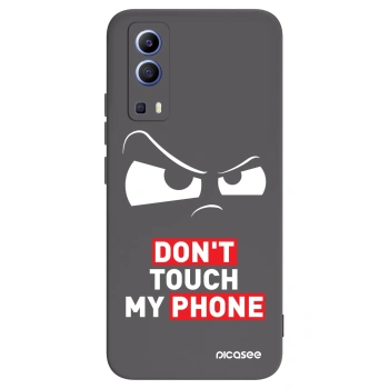 Picasee Vivo Y52 5G Hülle - Schwarzes Silikon - Cloudy Eye - Transparent