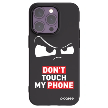 Picasee Apple iPhone 14 Pro Hülle - Schwarzes Silikon - Cloudy Eye - Transparent