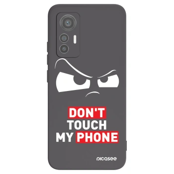 Picasee Xiaomi 12 Lite Hülle - Schwarzes Silikon - Cloudy Eye - Transparent