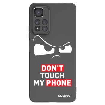 Picasee Xiaomi Redmi Note 11 Pro+ 5G Hülle - Schwarzes Silikon - Cloudy Eye - Transparent
