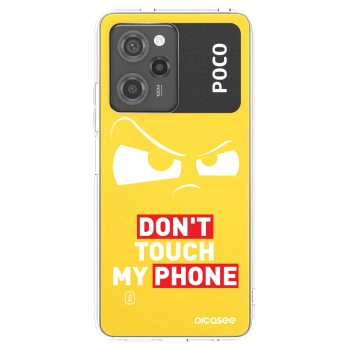 Picasee Xiaomi Poco X5 Pro Hülle - Schwarzes Silikon - Cloudy Eye - Transparent