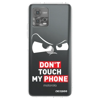 Picasee Motorola Moto G72 Hülle - Transparentes Silikon - Cloudy Eye - Transparent