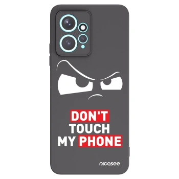 Picasee Xiaomi Redmi Note 12 4G Hülle - Schwarzes Silikon - Cloudy Eye - Transparent