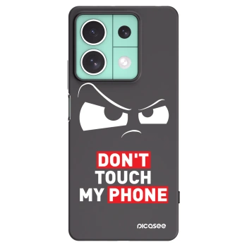 Picasee Xiaomi Redmi Note 13 5G Hülle - Schwarzes Silikon - Cloudy Eye - Transparent