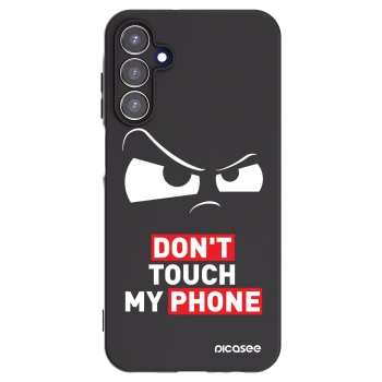 Picasee Samsung Galaxy A15 A155F 4G Hülle - Schwarzes Silikon - Cloudy Eye - Transparent