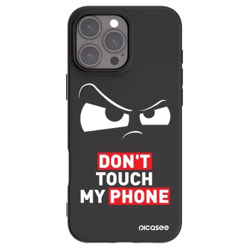 Picasee Apple iPhone 16 Pro Max Hülle - Schwarzes Silikon - Cloudy Eye - Transparent