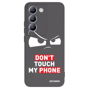 Picasee Vivo V40 SE 5G Hülle - Schwarzes Silikon - Cloudy Eye - Transparent