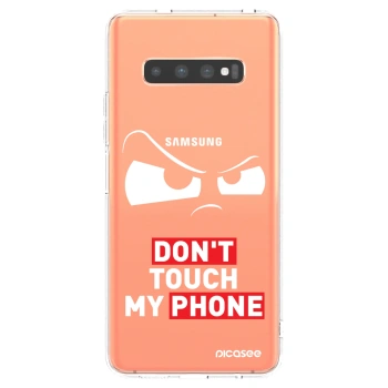 Picasee Samsung Galaxy S10 Plus G975 Hülle - Transparentes Silikon - Cloudy Eye - Transparent