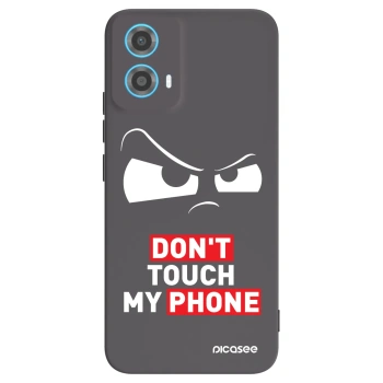 Picasee Motorola Moto G34 5G Hülle - Schwarzes Silikon - Cloudy Eye - Transparent