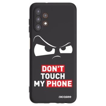 Picasee Samsung Galaxy A13 5G Hülle - Schwarzes Silikon - Cloudy Eye - Transparent