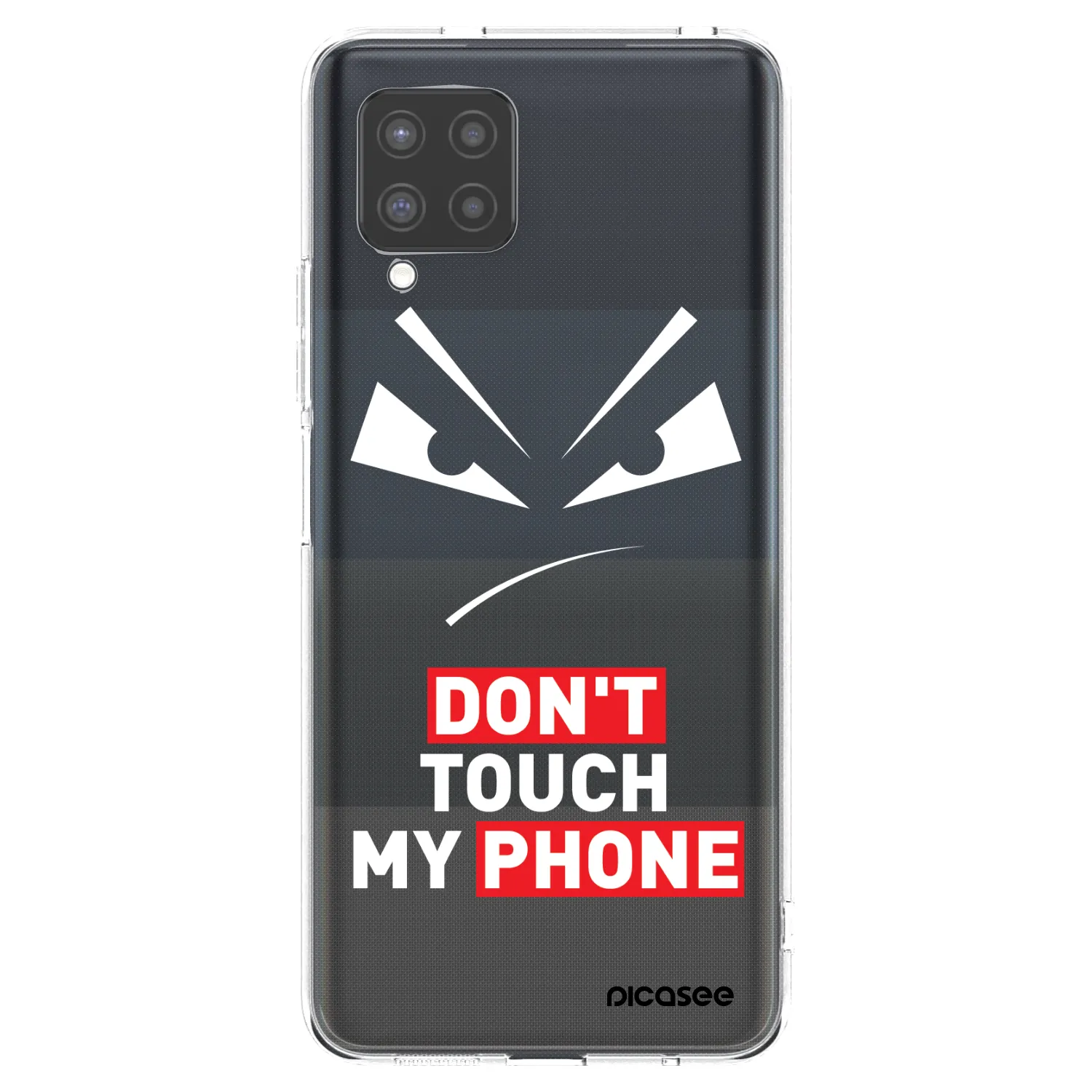 Picasee Samsung Galaxy A42 A426B Hülle - Transparentes Silikon - Evil Eye - Transparent
