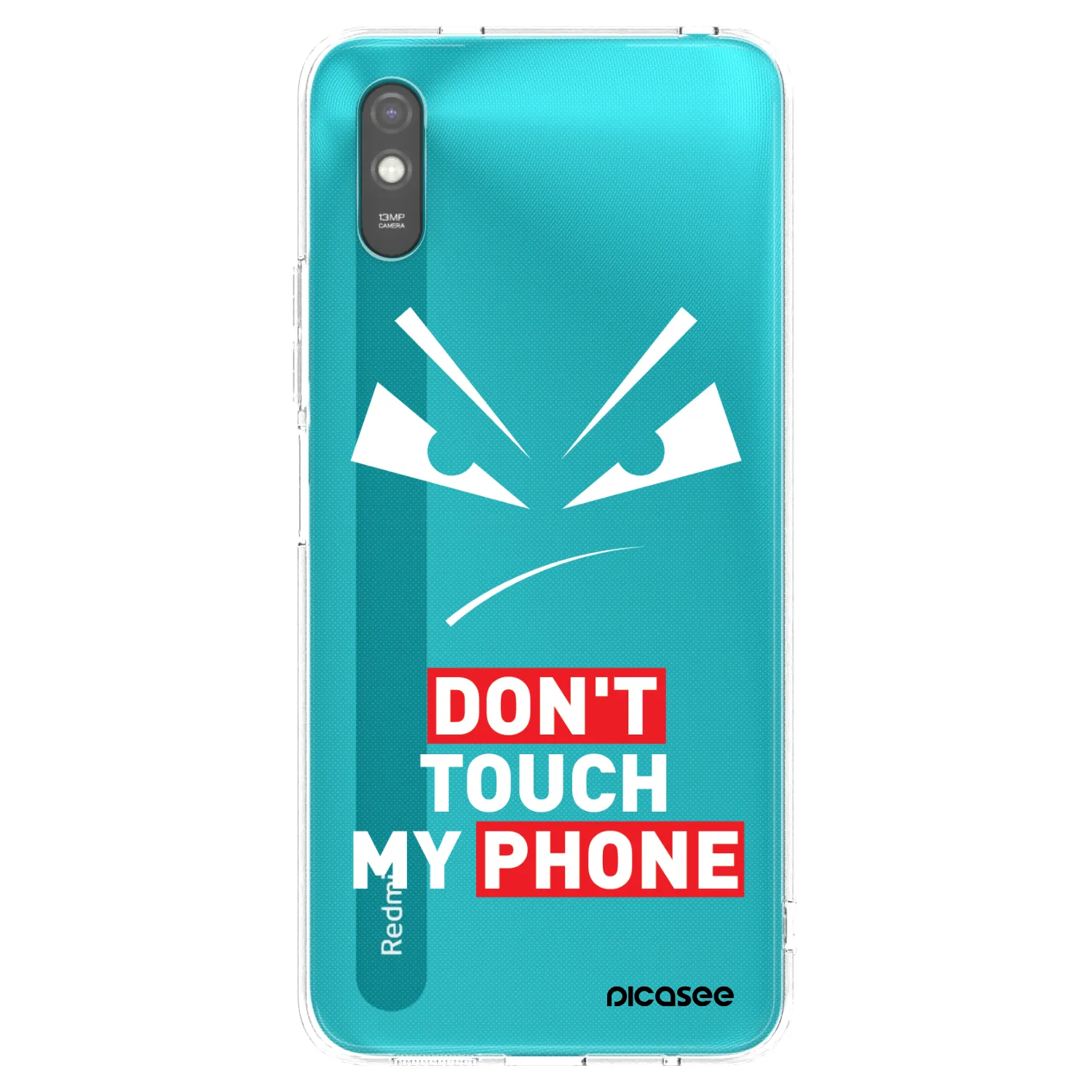 Picasee Xiaomi Redmi 9AT Hülle - Transparentes Silikon - Evil Eye - Transparent