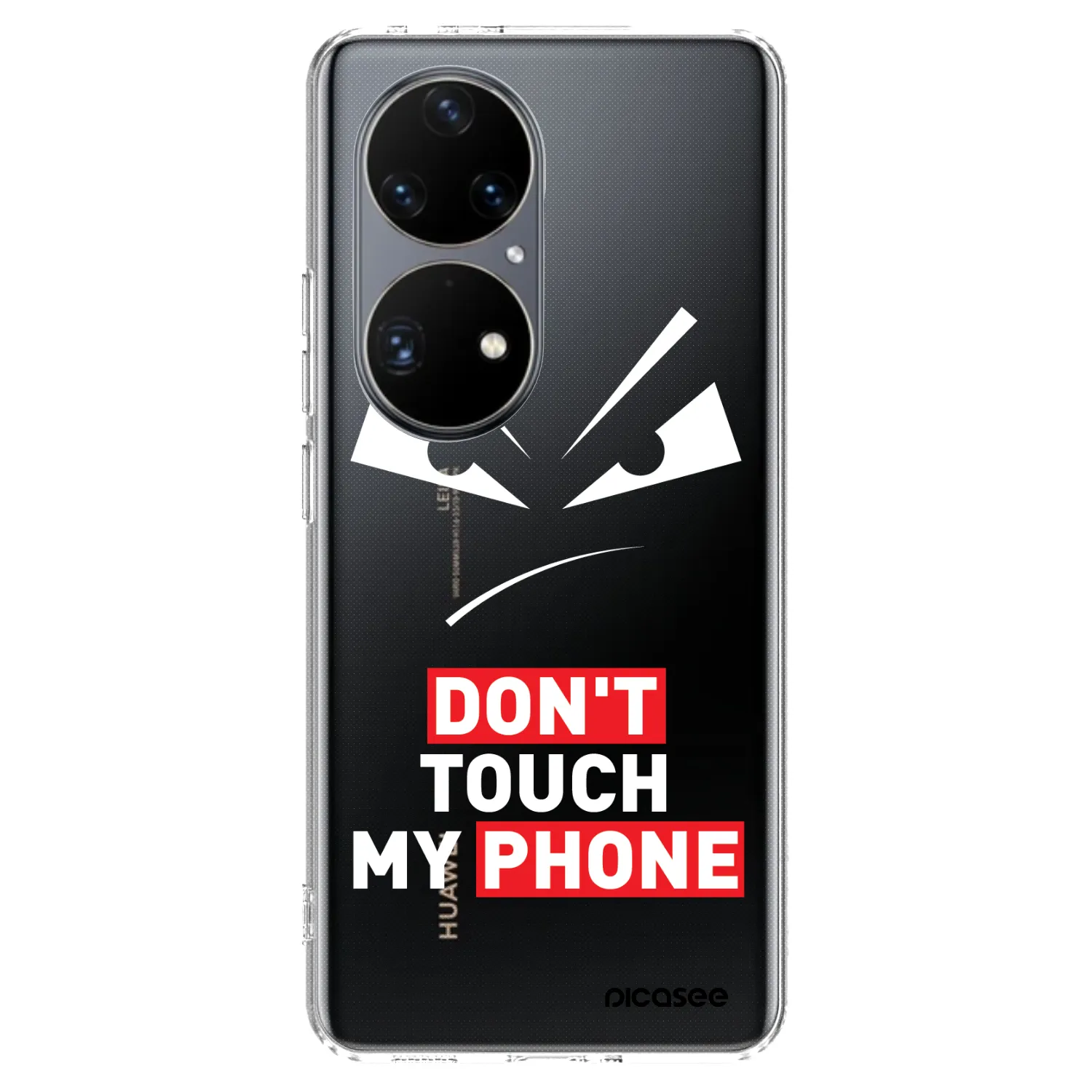 Picasee Huawei P50 Hülle - Transparentes Silikon - Evil Eye - Transparent