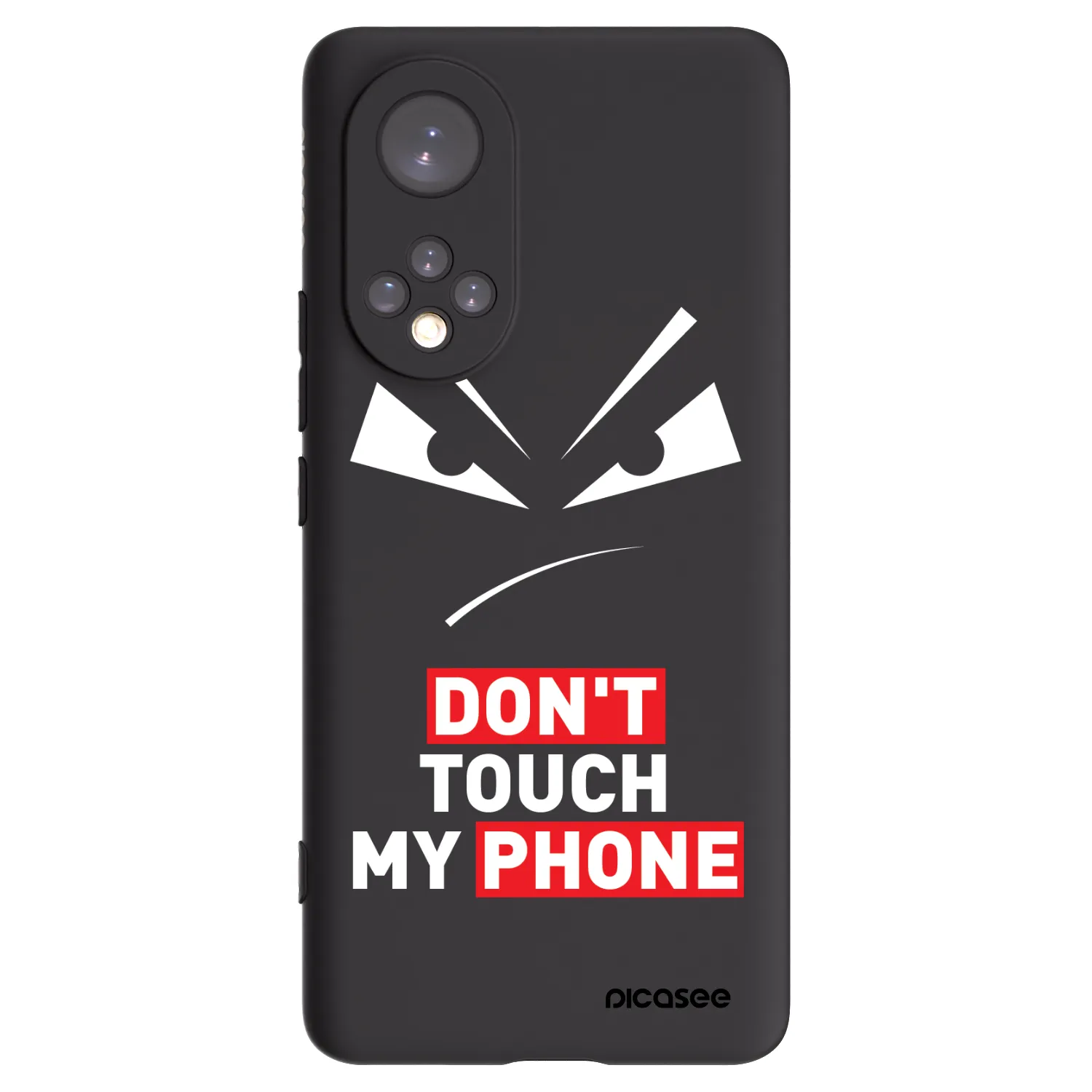 Picasee Huawei Nova 9 Hülle - Schwarzes Silikon - Evil Eye - Transparent