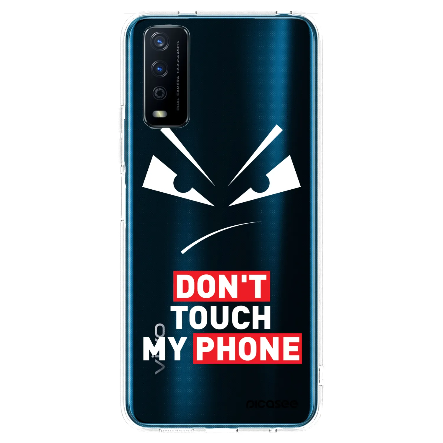 Picasee Vivo Y11s Hülle - Transparentes Silikon - Evil Eye - Transparent