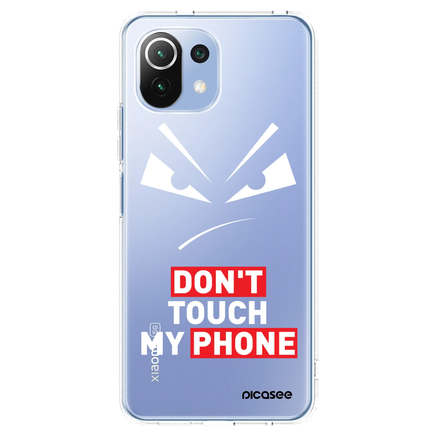 Picasee Xiaomi 11 Lite 5G NE Hülle - Transparentes Silikon - Evil Eye - Transparent
