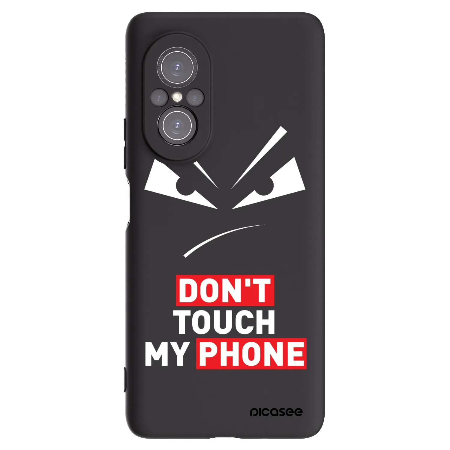 Picasee Huawei Nova 9 SE Hülle - Schwarzes Silikon - Evil Eye - Transparent