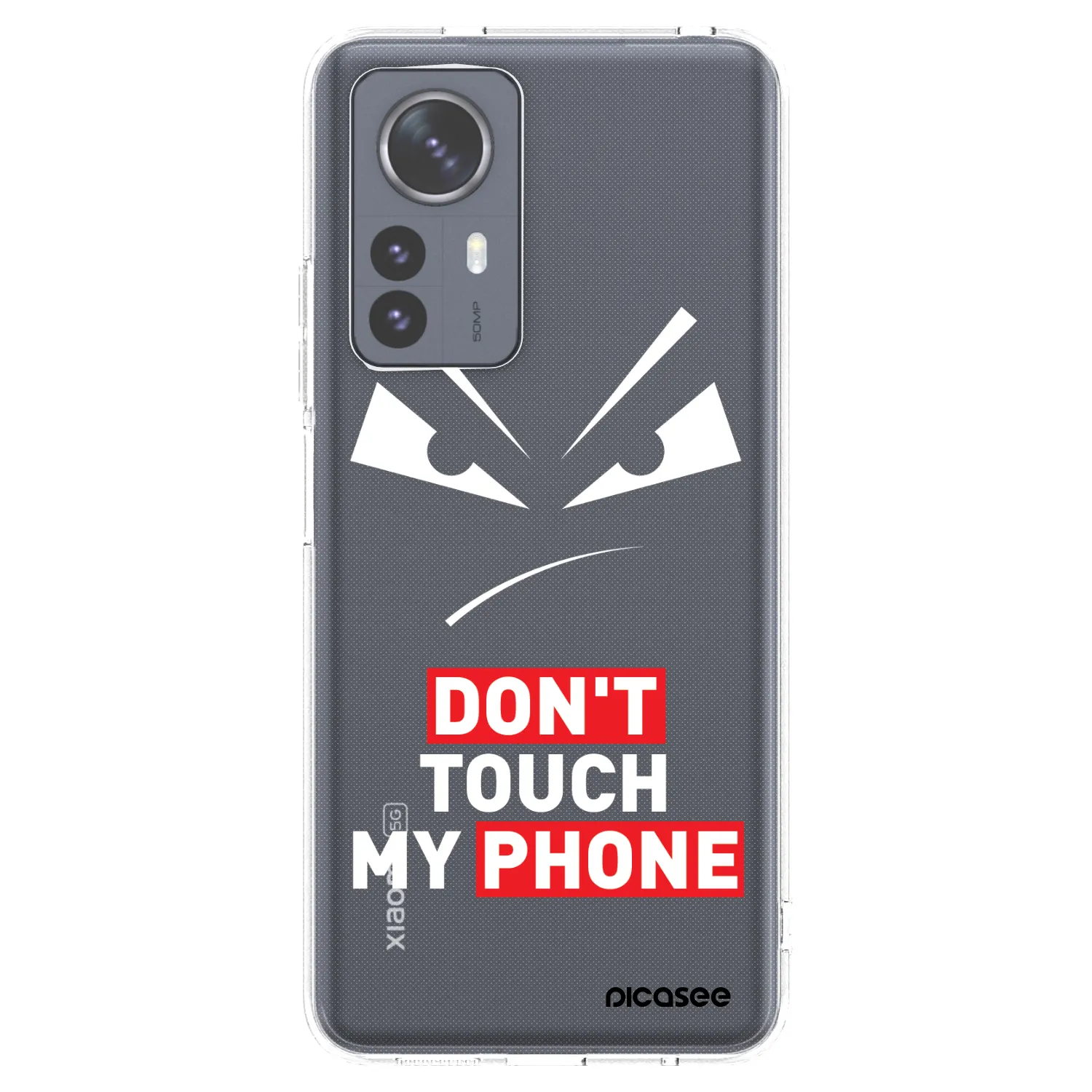Picasee Xiaomi 12 Pro Hülle - Transparentes Silikon - Evil Eye - Transparent