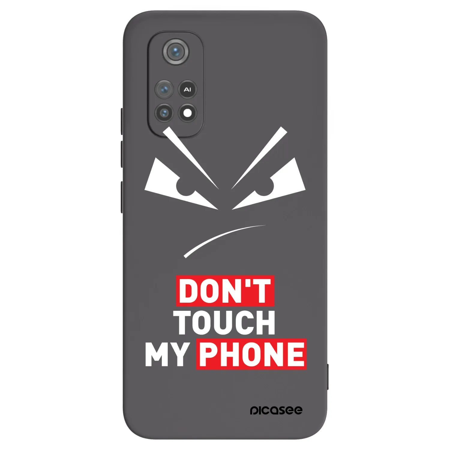 Picasee Xiaomi Poco M4 Pro Hülle - Schwarzes Silikon - Evil Eye - Transparent
