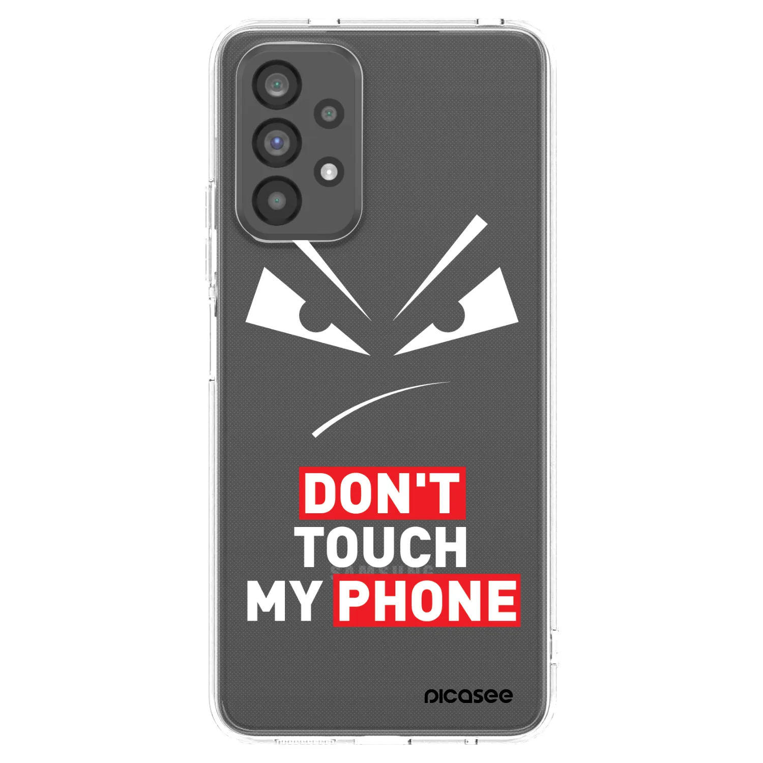 Picasee Samsung Galaxy A73 5G Hülle - Transparentes Silikon - Evil Eye - Transparent