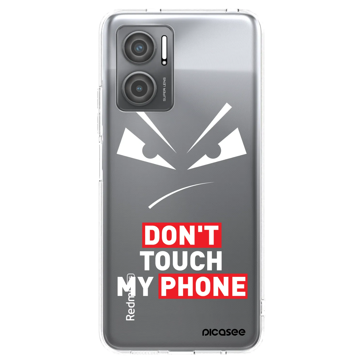 Picasee Xiaomi Redmi 10 5G Hülle - Transparentes Silikon - Evil Eye - Transparent