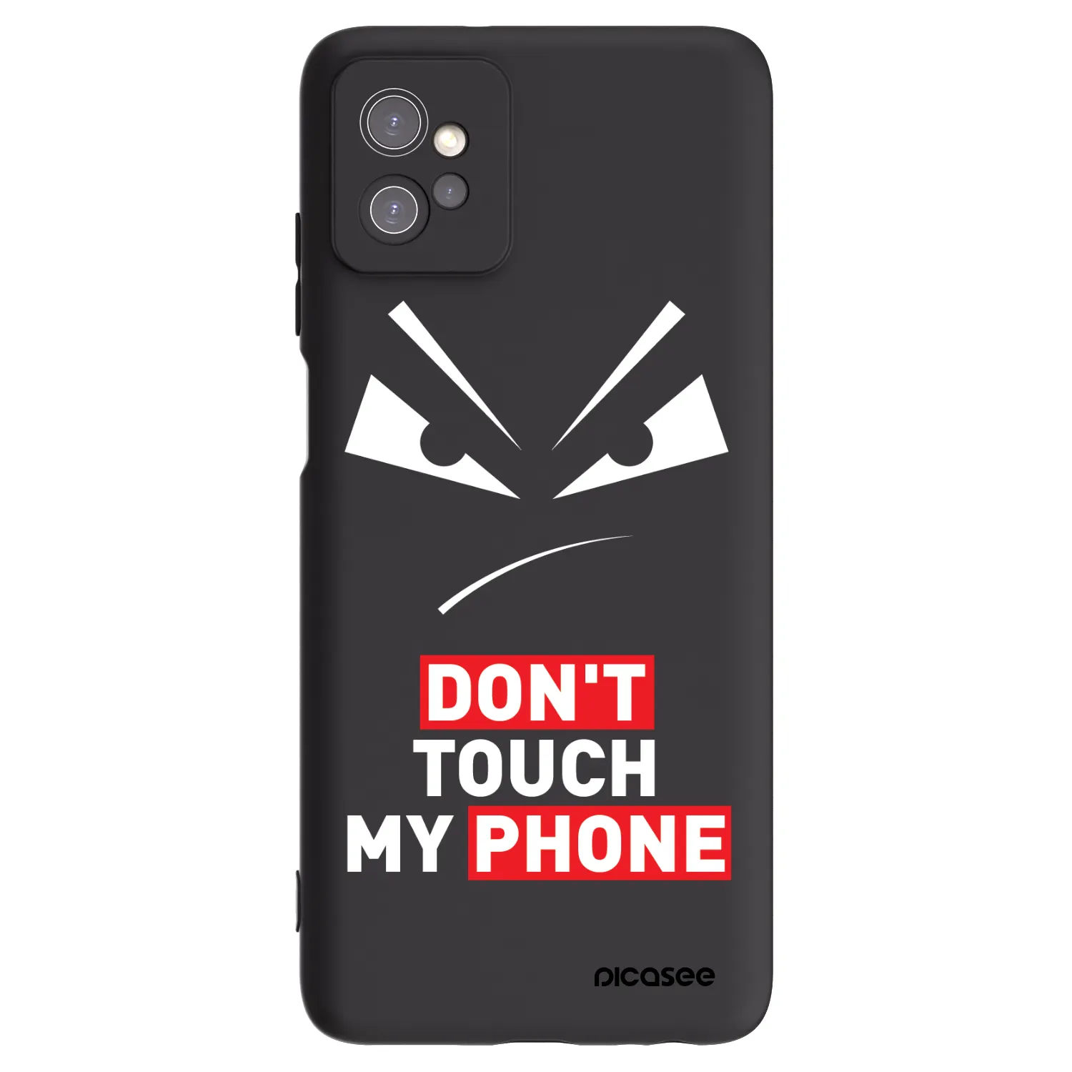 Picasee Motorola Moto G32 Hülle - Schwarzes Silikon - Evil Eye - Transparent