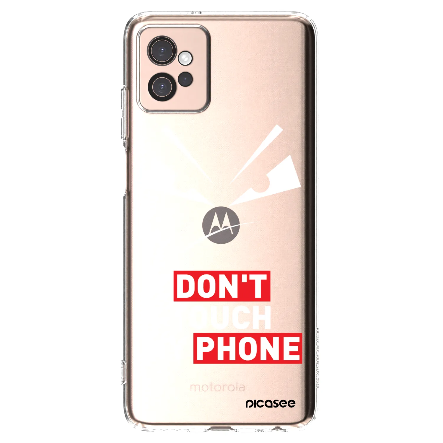 Picasee Motorola Moto G32 Hülle - Transparentes Silikon - Evil Eye - Transparent