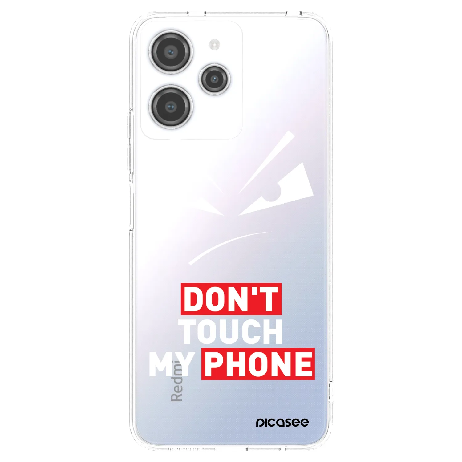 Picasee Xiaomi Redmi 12 4G Hülle - Transparentes Silikon - Evil Eye - Transparent