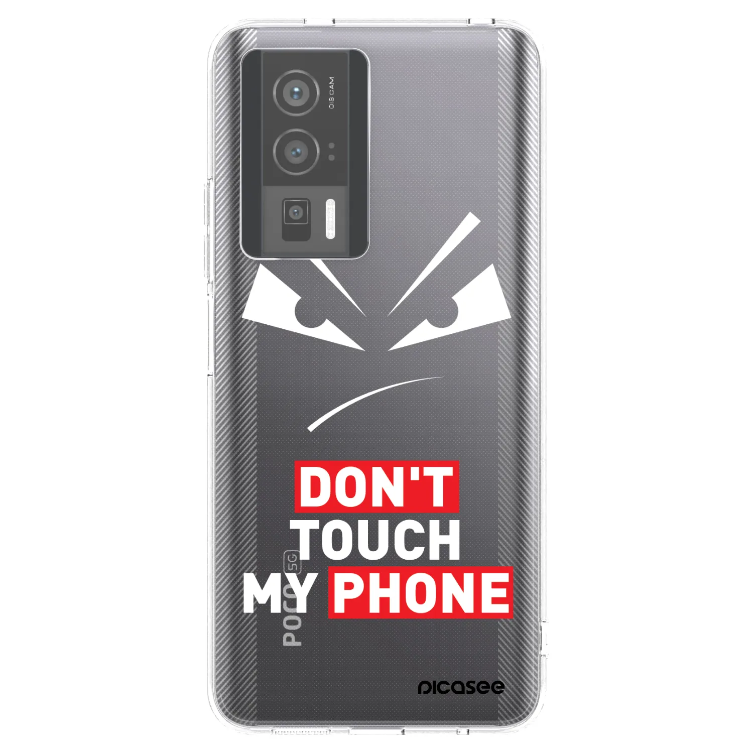 Picasee Xiaomi Poco F5 Pro 5G Hülle - Transparentes Silikon - Evil Eye - Transparent
