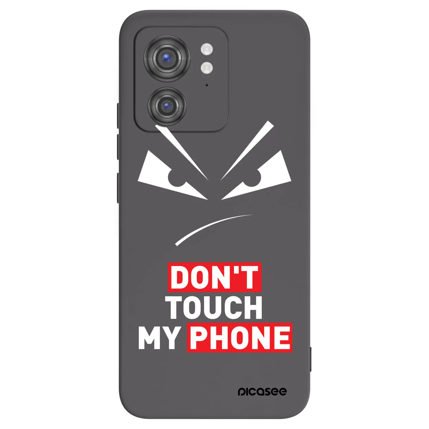 Picasee Motorola Edge 40 Hülle - Schwarzes Silikon - Evil Eye - Transparent