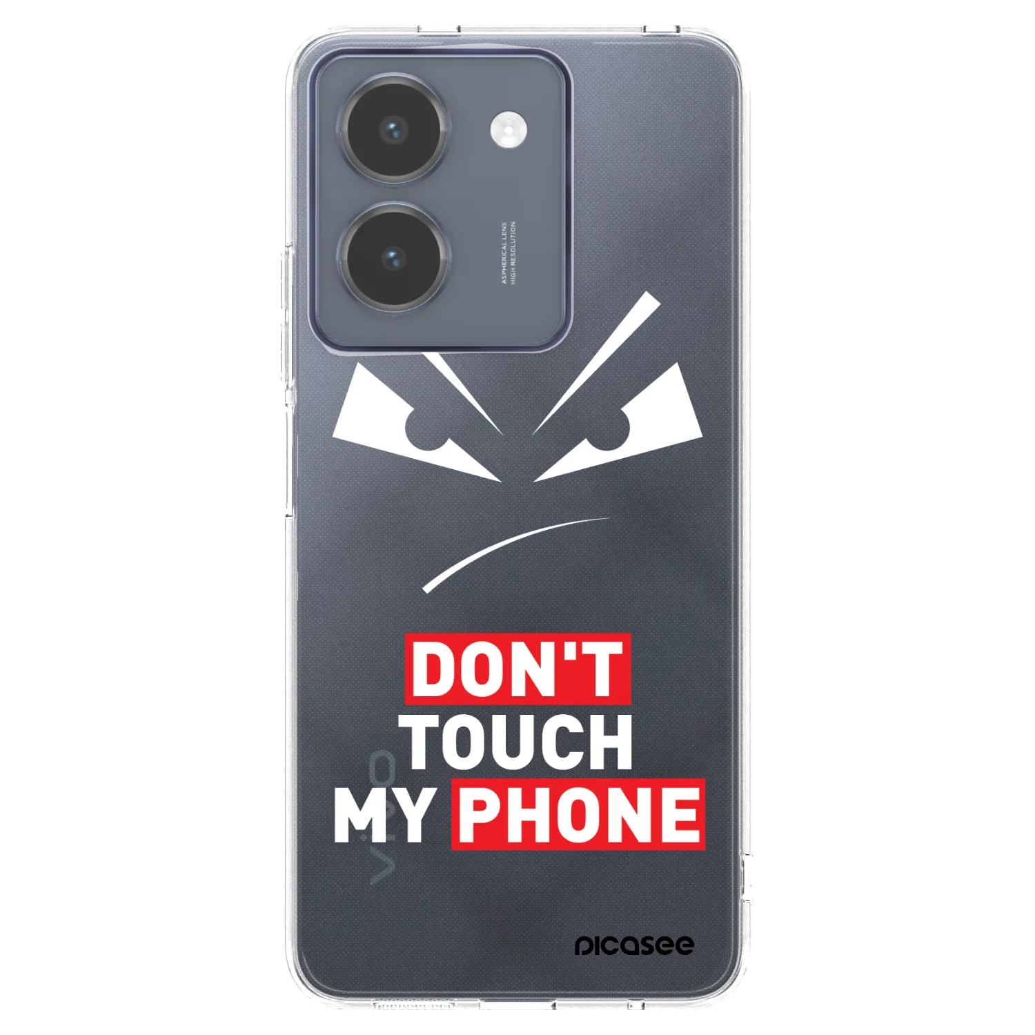 Picasee Vivo Y36 4G Hülle - Transparentes Silikon - Evil Eye - Transparent