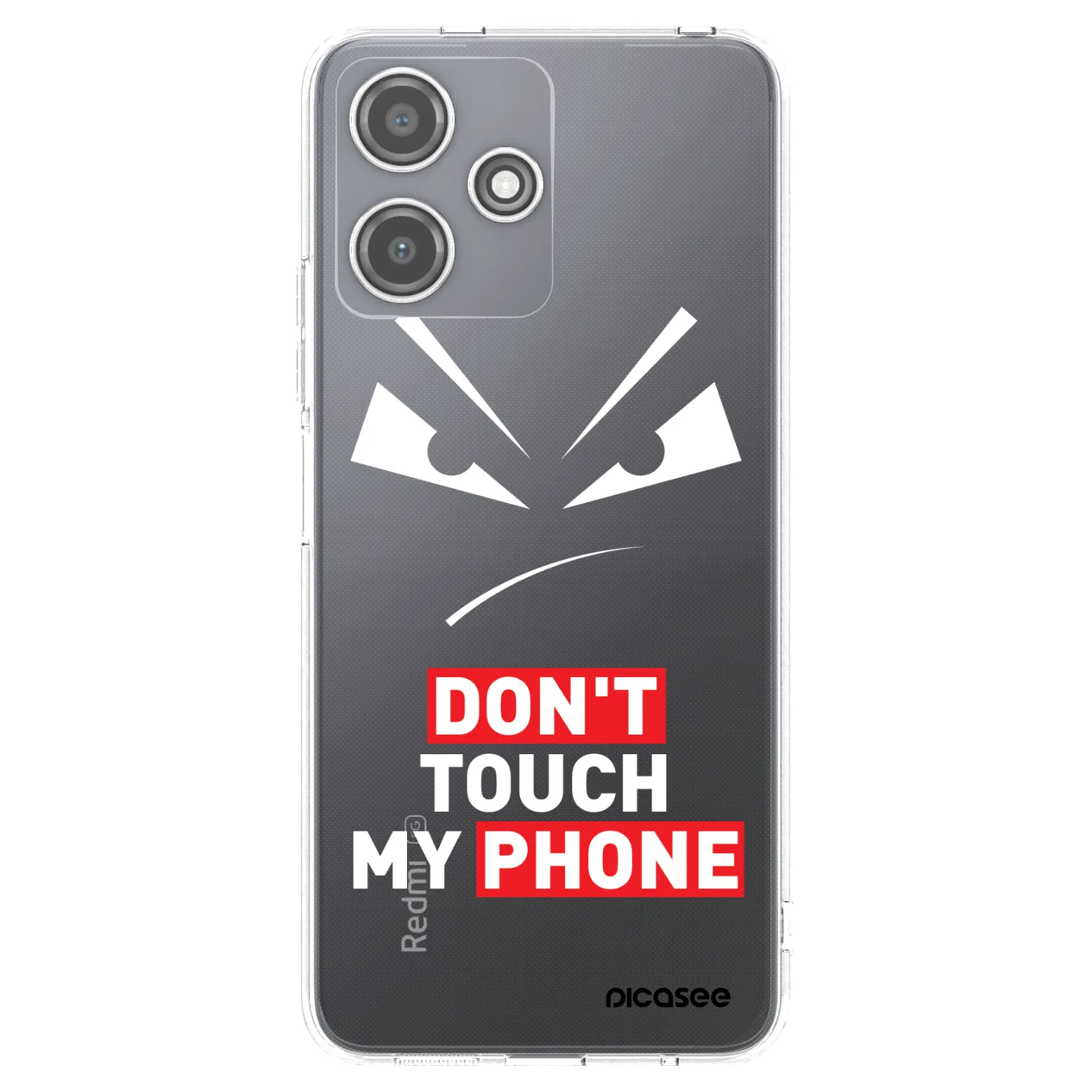Picasee Xiaomi Redmi 12 5G Hülle - Transparentes Silikon - Evil Eye - Transparent