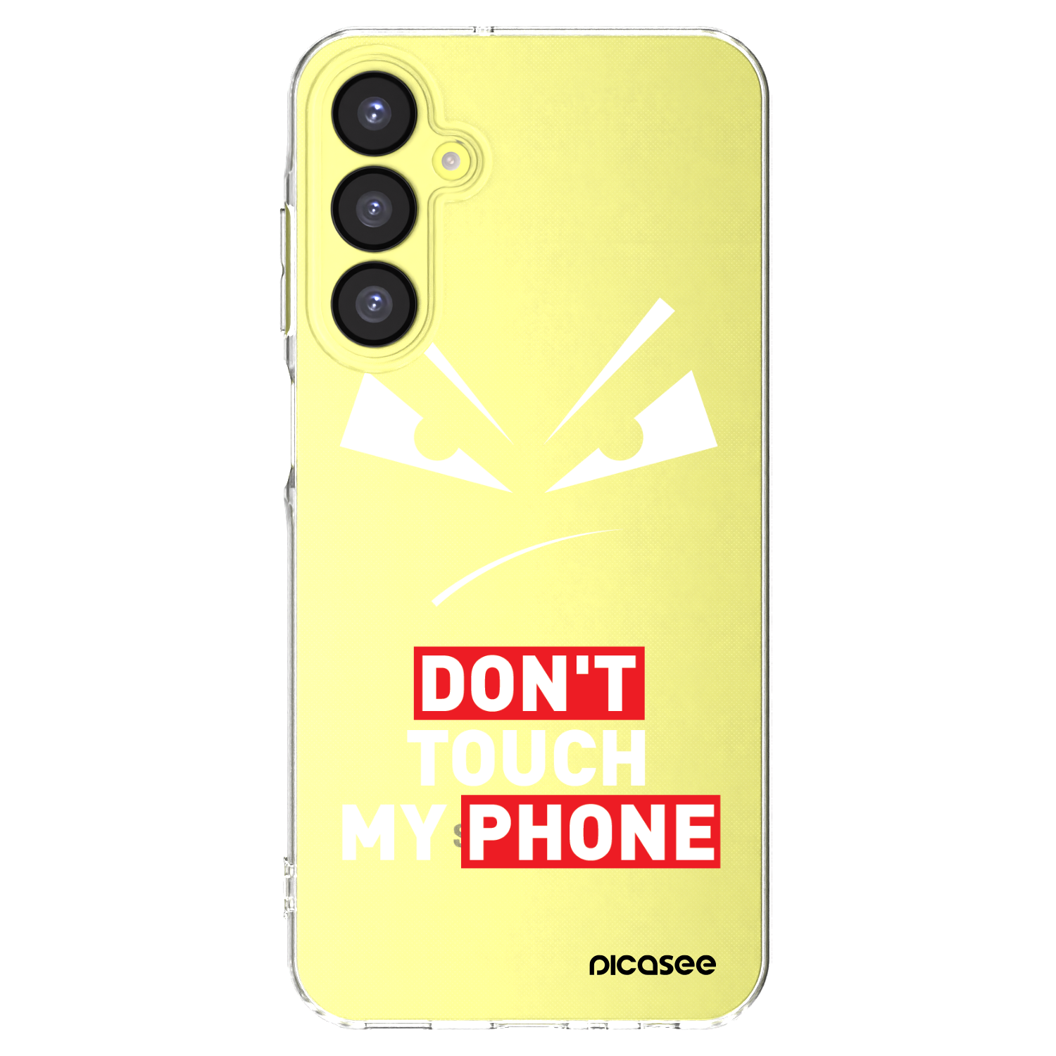 Picasee Samsung Galaxy A25 A256B 5G Hülle - Transparentes Silikon - Evil Eye - Transparent