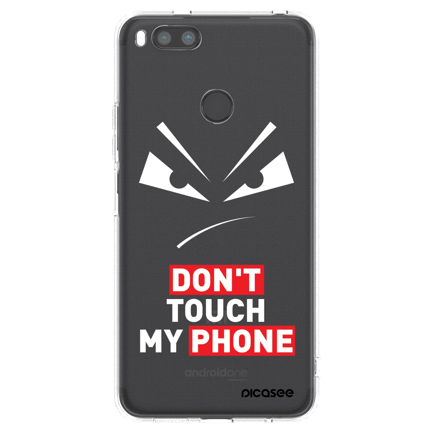 Picasee Xiaomi Mi A1 Global Hülle - Transparentes Silikon - Evil Eye - Transparent