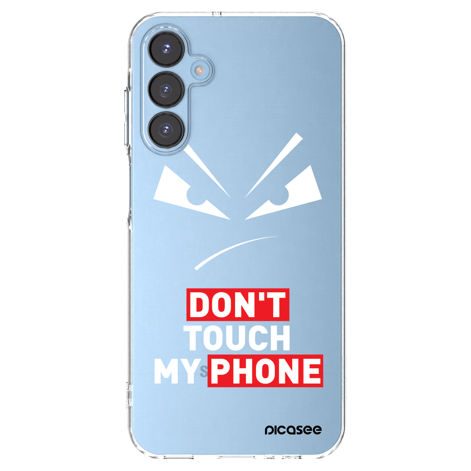Picasee Samsung Galaxy A15 A156B 5G Hülle - Transparentes Silikon - Evil Eye - Transparent