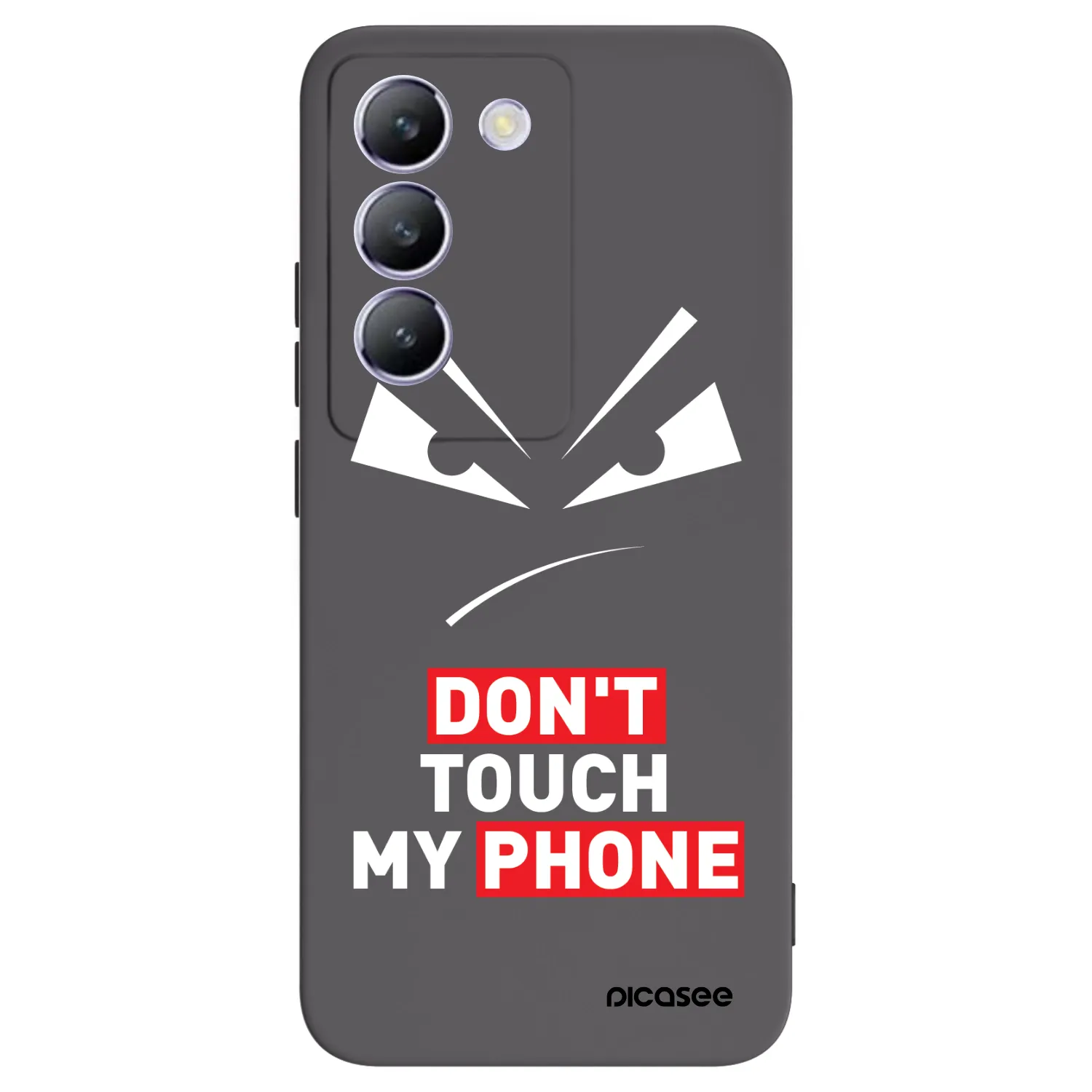 Picasee Vivo V40 SE 5G Hülle - Schwarzes Silikon - Evil Eye - Transparent