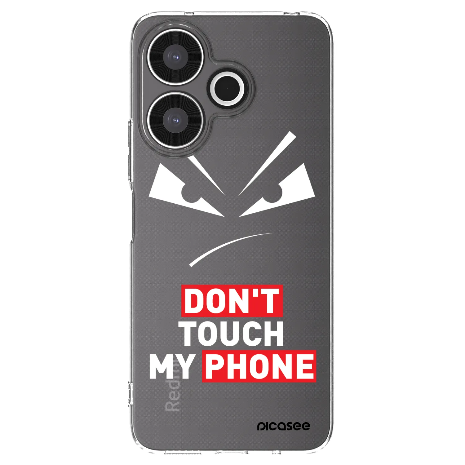 Picasee Xiaomi Redmi 13 4G Hülle - Transparentes Silikon - Evil Eye - Transparent
