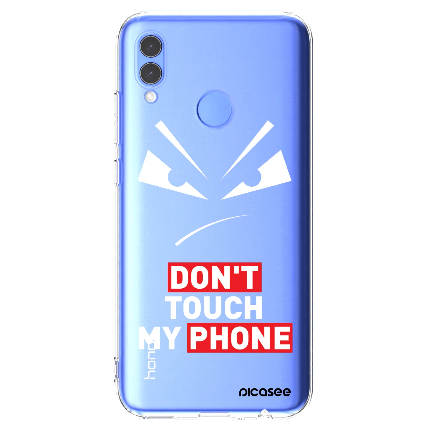 Picasee Honor 10 Lite Hülle - Transparentes Silikon - Evil Eye - Transparent